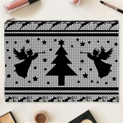 Ugly Christmas Sweater Cosmetic Bag (xxxl)  by Valentinaart