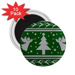 Ugly Christmas Sweater 2.25  Magnets (10 pack)  Front