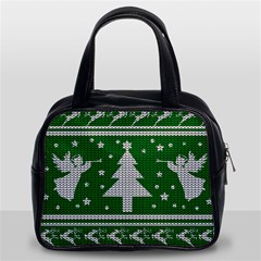 Ugly Christmas Sweater Classic Handbags (2 Sides) by Valentinaart