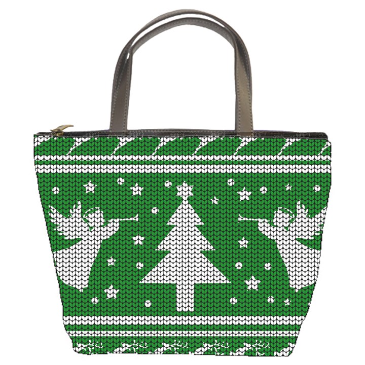 Ugly Christmas Sweater Bucket Bags