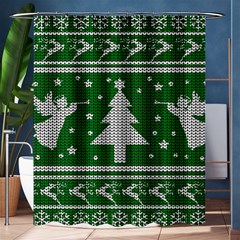 Ugly Christmas Sweater Shower Curtain 60  X 72  (medium)  by Valentinaart