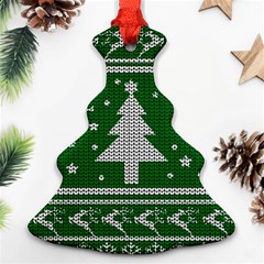 Ugly Christmas Sweater Ornament (christmas Tree)  by Valentinaart