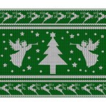 Ugly Christmas Sweater Deluxe Canvas 14  x 11  14  x 11  x 1.5  Stretched Canvas