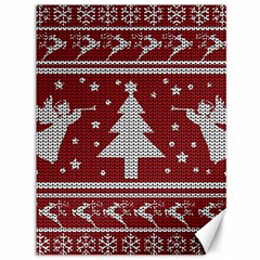 Ugly Christmas Sweater Canvas 36  X 48   by Valentinaart