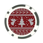 Ugly Christmas Sweater Poker Chip Card Guard Front