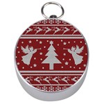 Ugly Christmas Sweater Silver Compasses Front