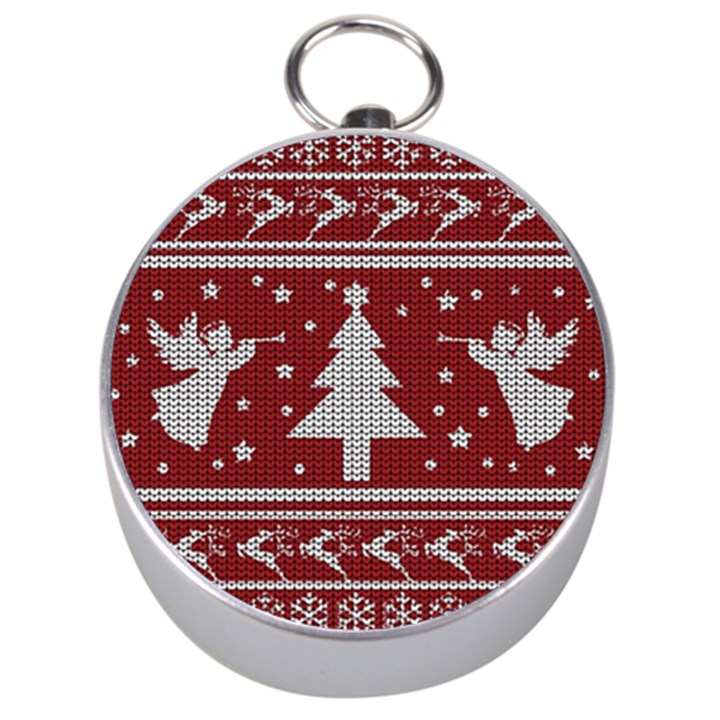 Ugly Christmas Sweater Silver Compasses