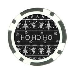 Ugly Christmas Sweater Poker Chip Card Guard (10 Pack) by Valentinaart