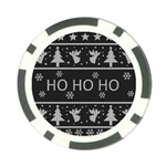 Ugly Christmas Sweater Poker Chip Card Guard (10 pack) Front