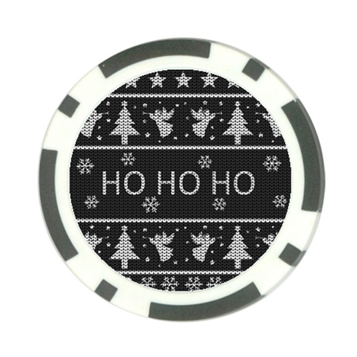 Ugly Christmas Sweater Poker Chip Card Guard (10 pack)