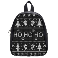 Ugly Christmas Sweater School Bag (small) by Valentinaart