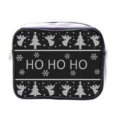 Ugly Christmas Sweater Mini Toiletries Bags by Valentinaart