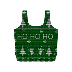 Ugly Christmas Sweater Full Print Recycle Bags (S) 