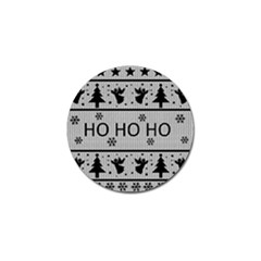 Ugly Christmas Sweater Golf Ball Marker by Valentinaart