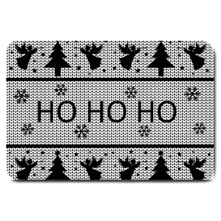 Ugly Christmas Sweater Large Doormat 