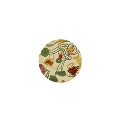 Floral Art Nouveau 1  Mini Buttons by NouveauDesign