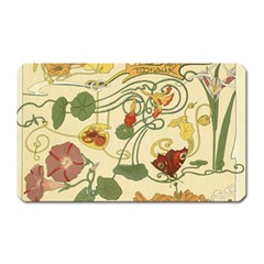 Floral Art Nouveau Magnet (rectangular) by NouveauDesign