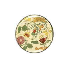 Floral Art Nouveau Hat Clip Ball Marker (4 Pack) by NouveauDesign