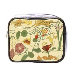 Floral Art Nouveau Mini Toiletries Bags by NouveauDesign