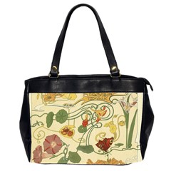 Floral Art Nouveau Office Handbags (2 Sides)  by NouveauDesign