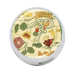 Floral Art Nouveau 4-port Usb Hub (one Side) by NouveauDesign