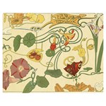 Floral Art Nouveau Double Sided Flano Blanket (Medium)  60 x50  Blanket Front