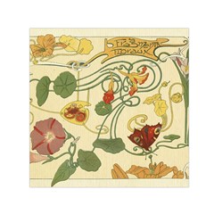 Floral Art Nouveau Small Satin Scarf (square) by NouveauDesign