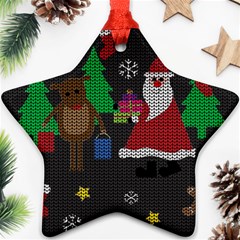 Ugly Christmas Sweater Ornament (Star)