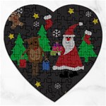 Ugly Christmas Sweater Jigsaw Puzzle (Heart) Front