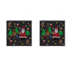 Ugly Christmas Sweater Cufflinks (square) by Valentinaart