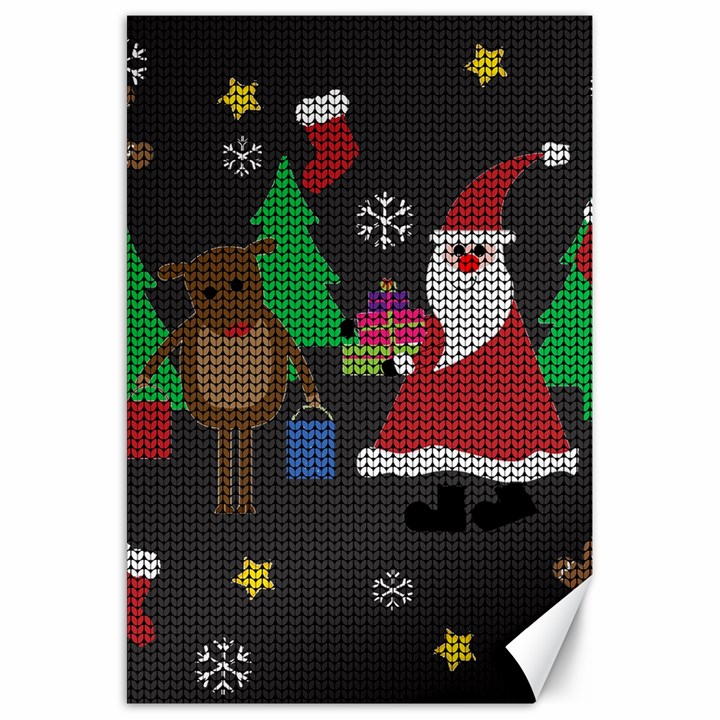 Ugly Christmas Sweater Canvas 20  x 30  