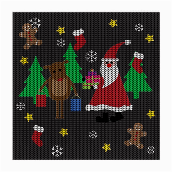 Ugly Christmas Sweater Medium Glasses Cloth (2-Side)