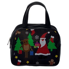 Ugly Christmas Sweater Classic Handbags (one Side)