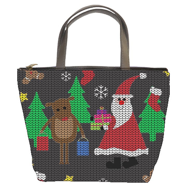 Ugly Christmas Sweater Bucket Bags