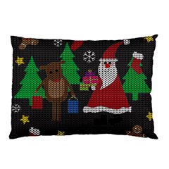 Ugly Christmas Sweater Pillow Case by Valentinaart