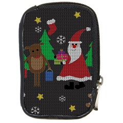 Ugly Christmas Sweater Compact Camera Cases by Valentinaart