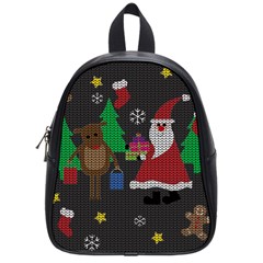 Ugly Christmas Sweater School Bag (Small)