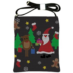 Ugly Christmas Sweater Shoulder Sling Bags