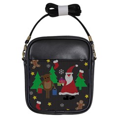 Ugly Christmas Sweater Girls Sling Bags