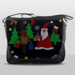 Ugly Christmas Sweater Messenger Bags