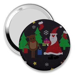 Ugly Christmas Sweater 3  Handbag Mirrors