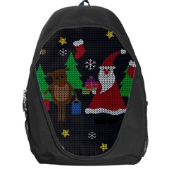 Ugly Christmas Sweater Backpack Bag by Valentinaart