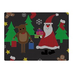 Ugly Christmas Sweater Double Sided Flano Blanket (Mini) 