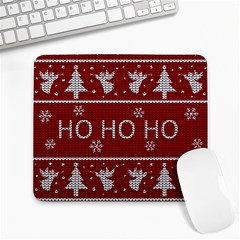 Ugly Christmas Sweater Large Mousepads by Valentinaart