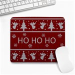 Ugly Christmas Sweater Large Mousepads Front