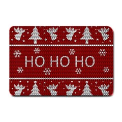 Ugly Christmas Sweater Small Doormat  by Valentinaart