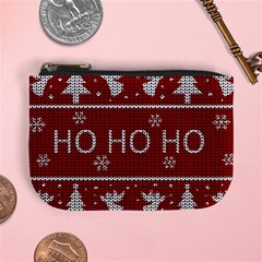 Ugly Christmas Sweater Mini Coin Purses by Valentinaart