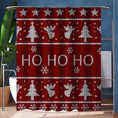 Ugly Christmas Sweater Shower Curtain 60  X 72  (medium)  by Valentinaart