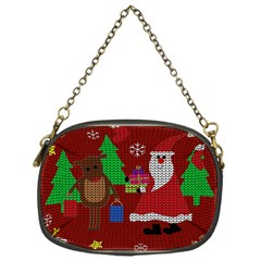 Ugly Christmas Sweater Chain Purses (one Side)  by Valentinaart