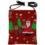 Ugly Christmas Sweater Shoulder Sling Bags Front